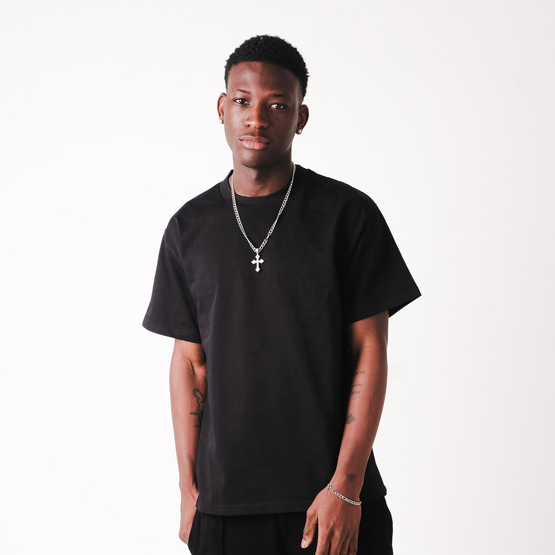 script t-shirt black