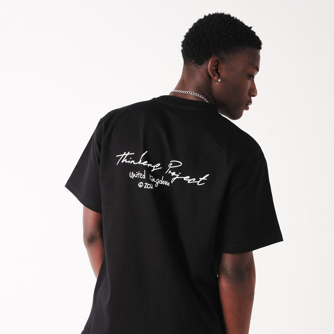 script t-shirt black