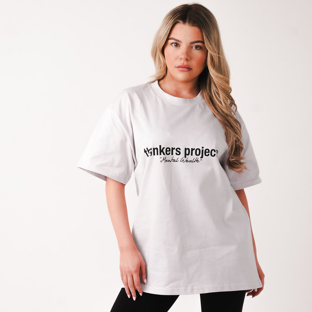 logo t-shirt white