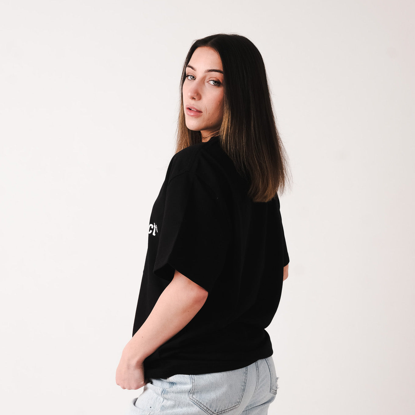 logo t-shirt black