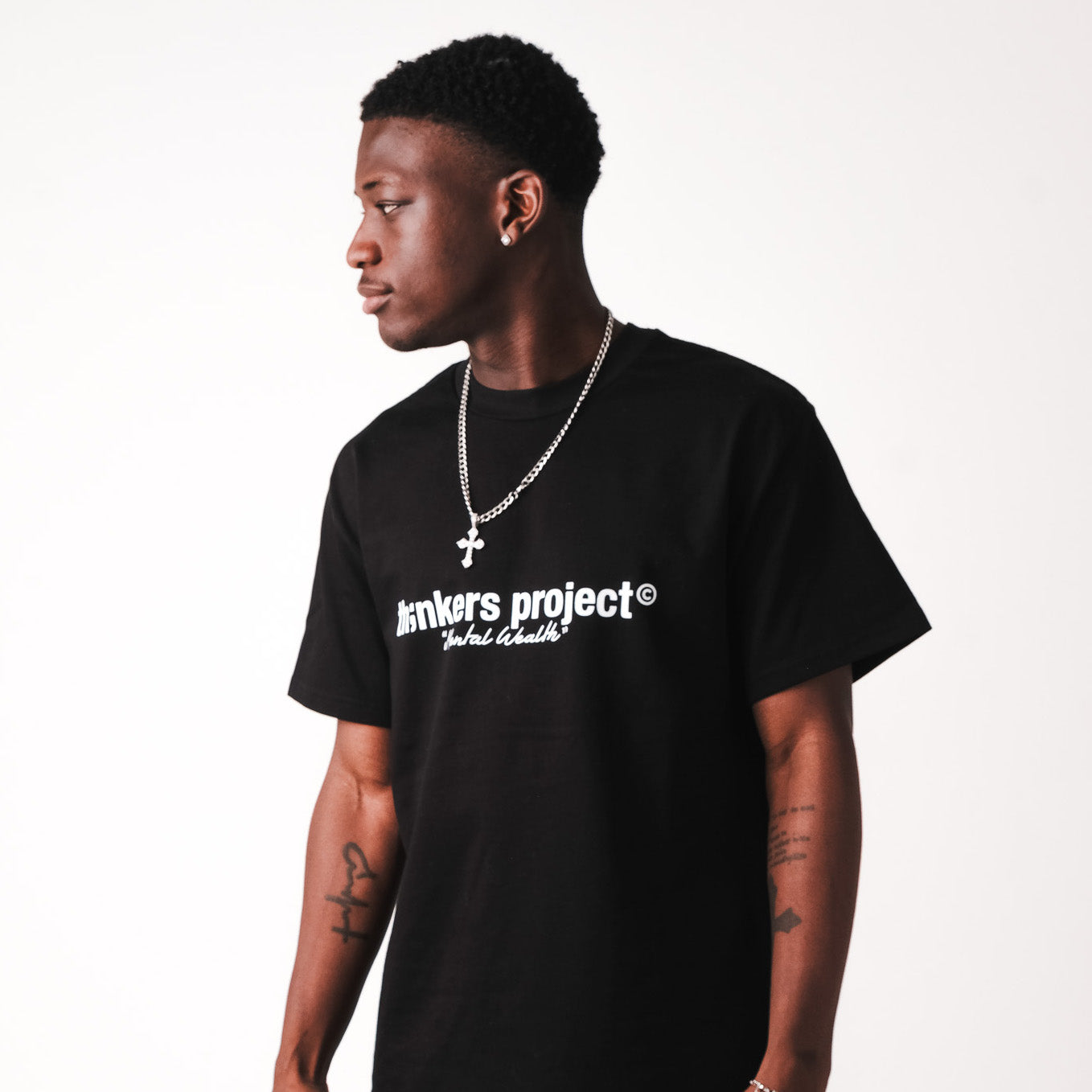 logo t-shirt black