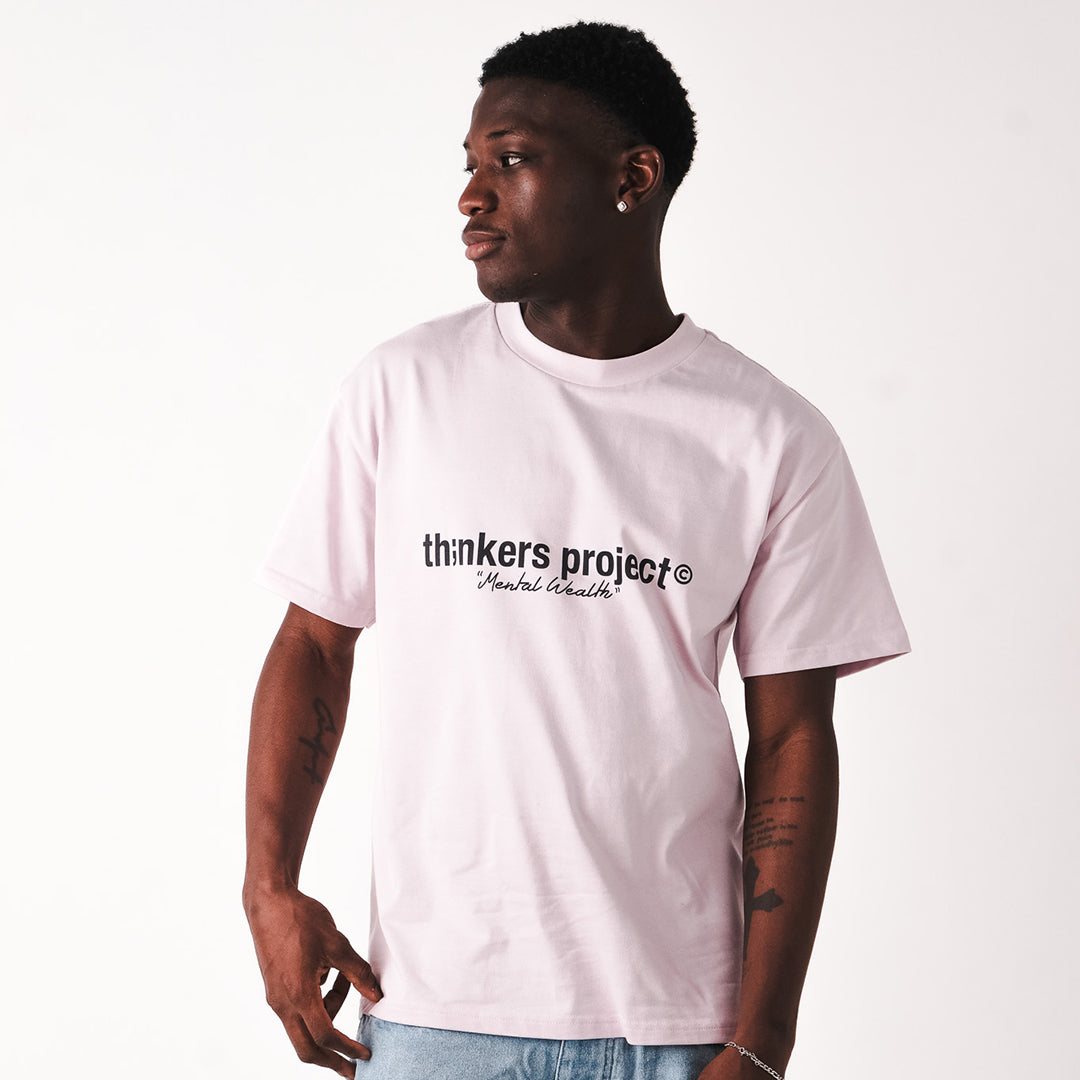 logo t-shirt pink