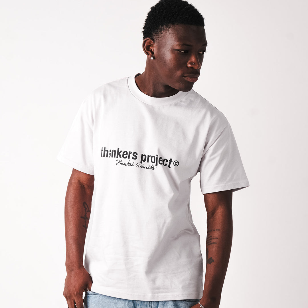 logo t-shirt white