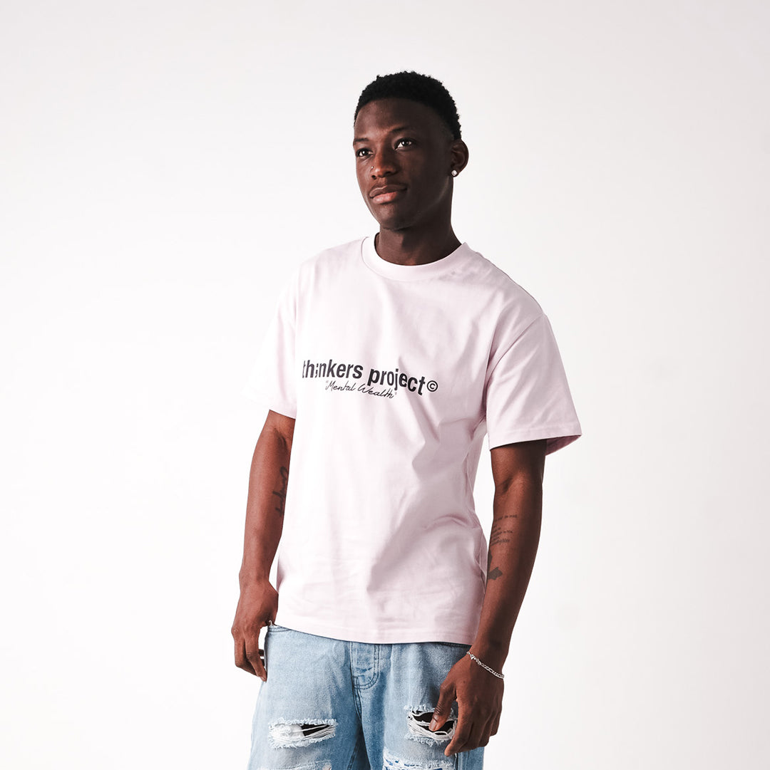 logo t-shirt pink