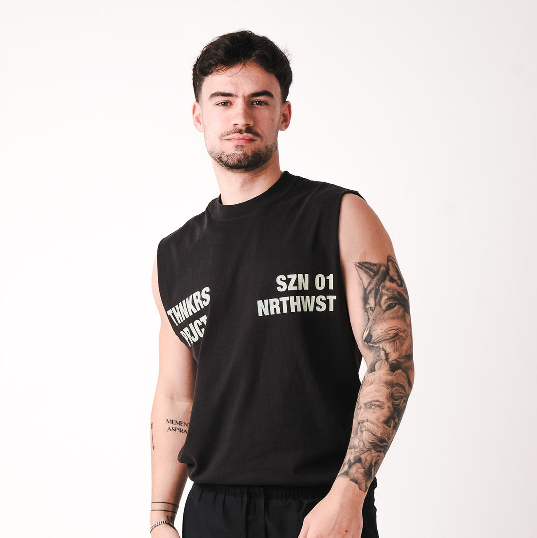 season one tank top faded black