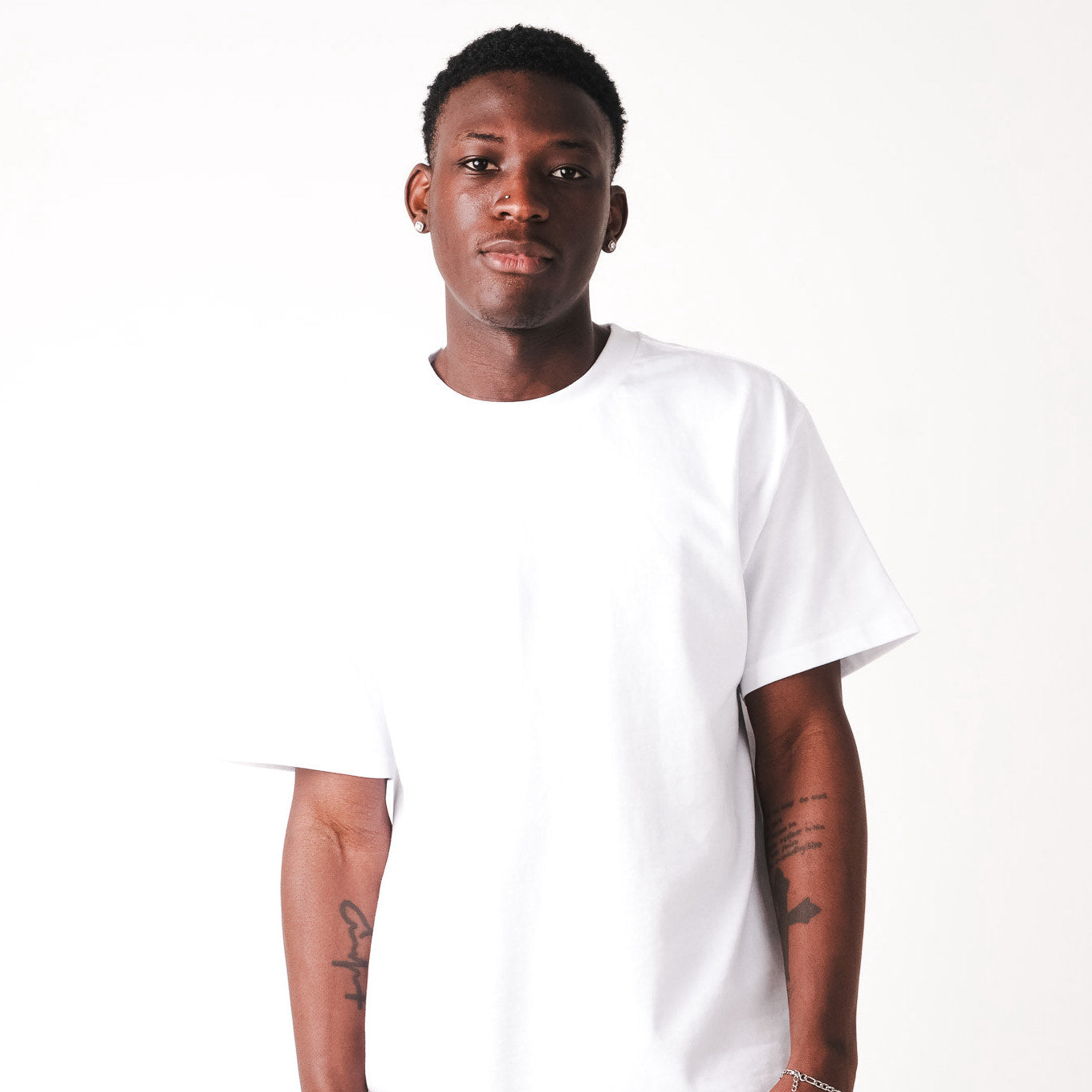 script t-shirt white