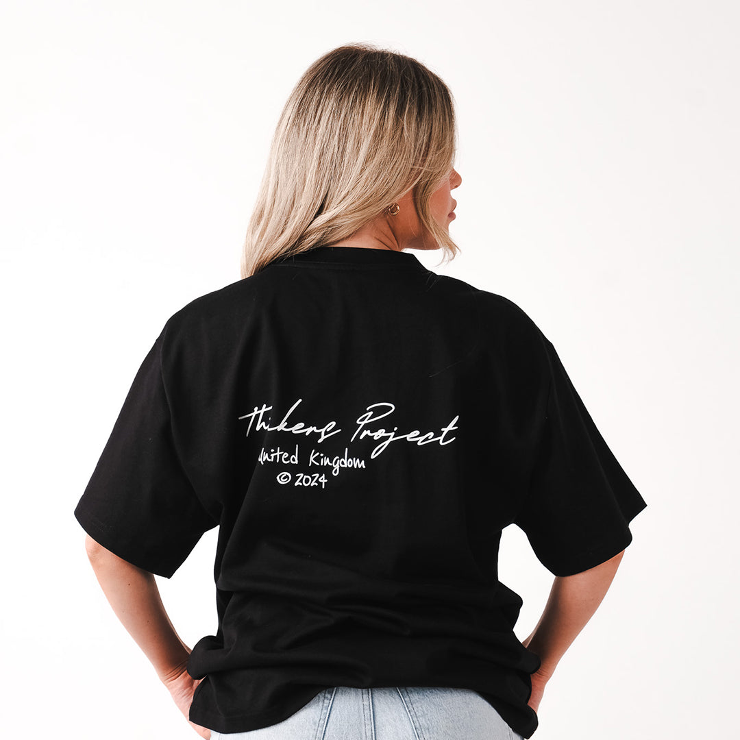 script t-shirt black
