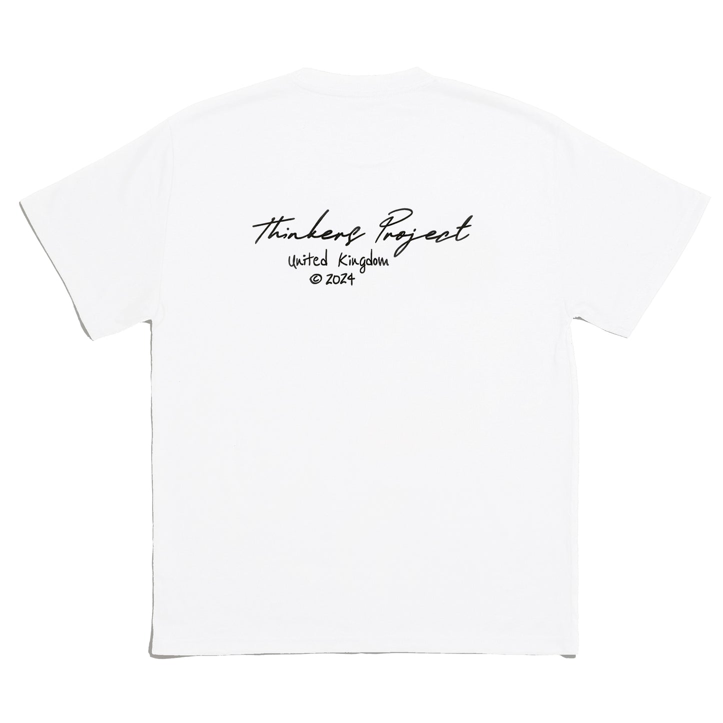 script t-shirt white