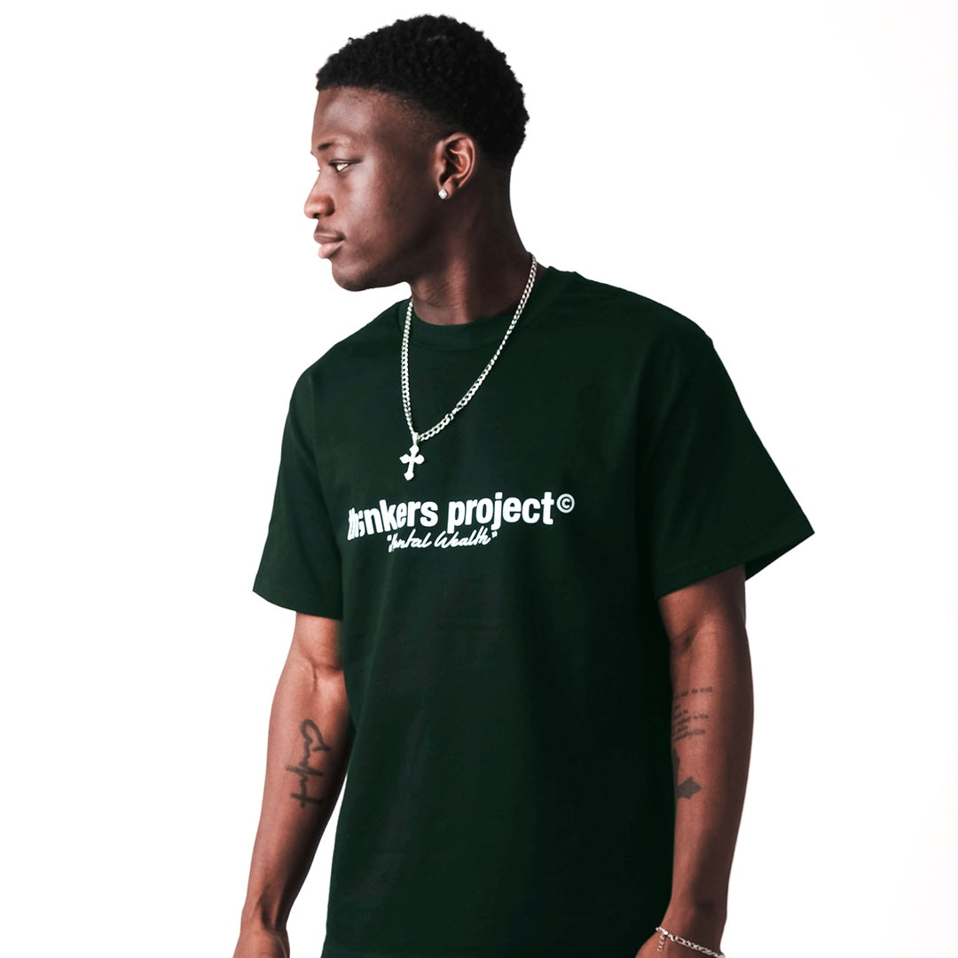 logo t-shirt forest green