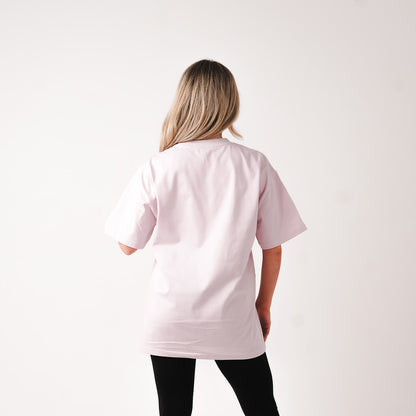 logo t-shirt pink